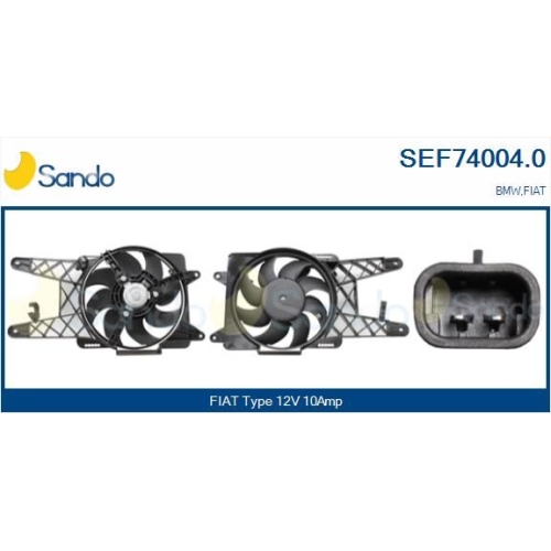 Elektromotor K&uuml;hlerl&uuml;fter Sando SEF74004.0 f&uuml;r Fiat