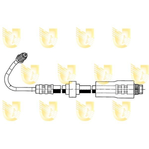Bremsschlauch Unigom 377888 f&uuml;r Renault Hinterachse Links