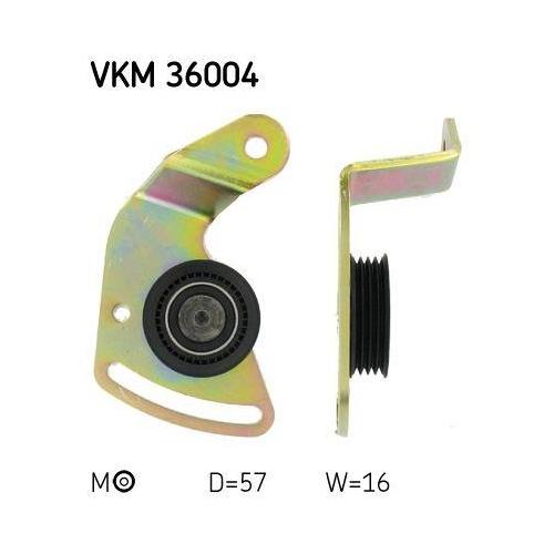 Riemenspanner Keilrippenriemen Skf VKM 36004 für Renault Links
