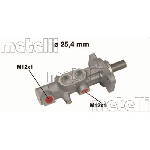 Hauptbremszylinder Metelli 05-0579 f&uuml;r Volvo
