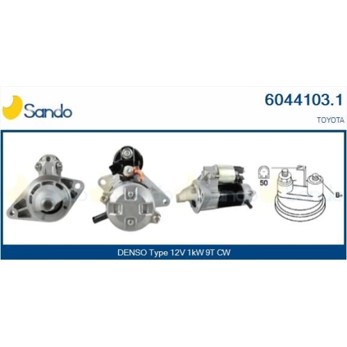 Starter Sando 6044103.1 für Toyota