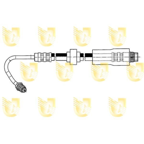 Bremsschlauch Unigom 377889 für Renault Hinterachse Rechts