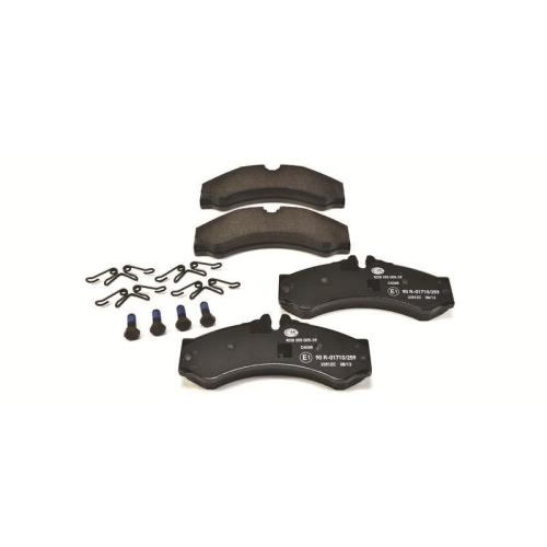 Bremsbelagsatz Scheibenbremse Hella 8DB 355 005-391 f&uuml;r Audi Mercedes Benz Seat