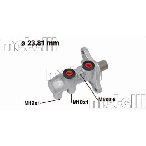 Hauptbremszylinder Metelli 05-0713 für Opel