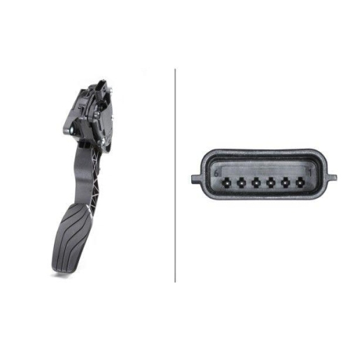 Sensor Fahrpedalstellung Hella 6PV 009 978-761 f&uuml;r Nissan