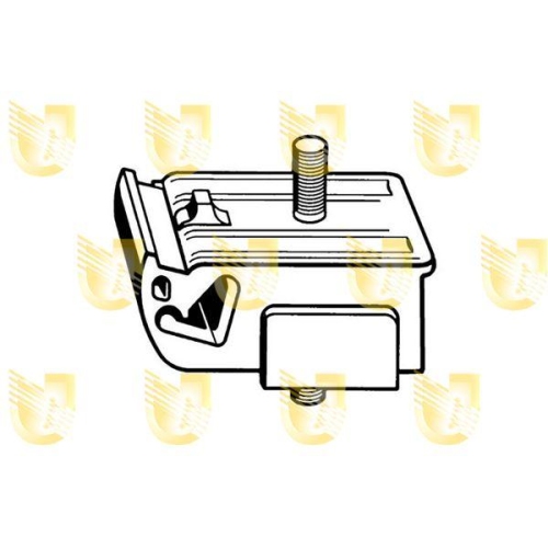 Lagerung Motor Unigom 396415 für Ford Getriebeseitig