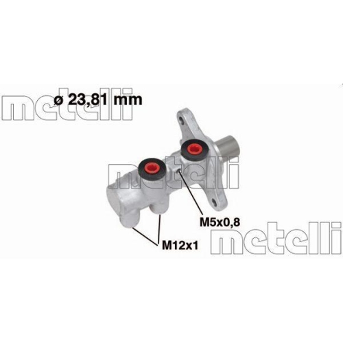 Hauptbremszylinder Metelli 05-0714 f&uuml;r Opel