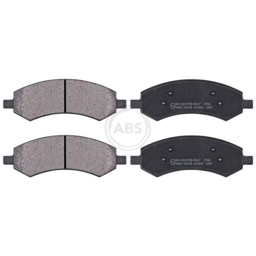 Brake Pad Set Disc Brake A.b.s. 37861 for Chrysler Fiat / Lancia Front Axle