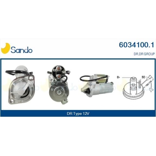 Starter Sando 6034100.1 f&uuml;r DR