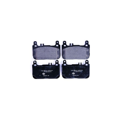 Bremsbelagsatz Scheibenbremse Hella 8DB 355 021-941 f&uuml;r Mercedes Benz