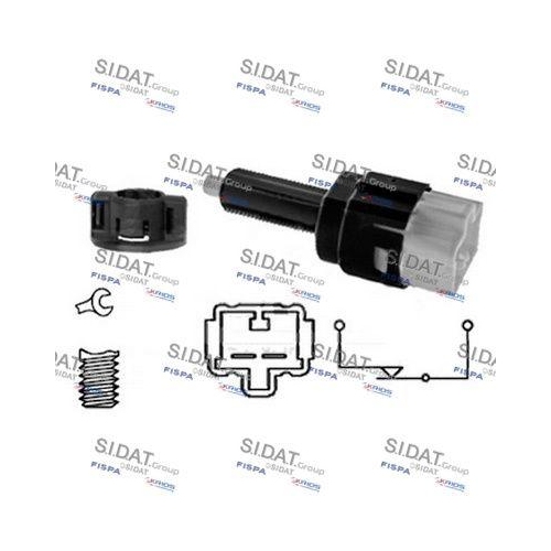 Bremslichtschalter Sidat 5.140065 für Citroën Daihatsu Honda Peugeot