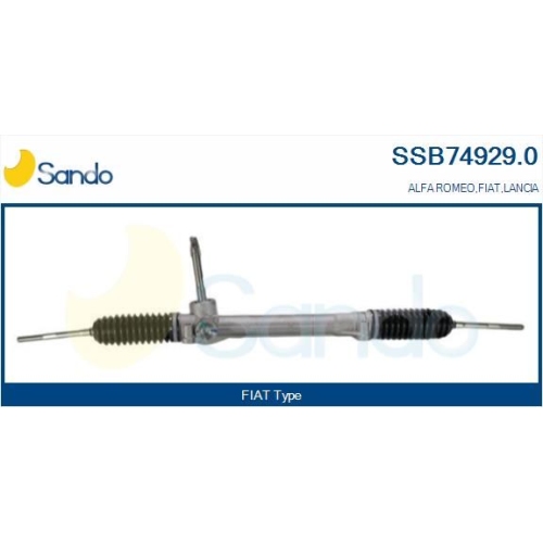 Lenkgetriebe Sando SSB74929.0 f&uuml;r Fiat F&uuml;r Fahrzeuge Mit Servolenkung
