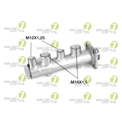 Hauptbremszylinder 7 Seven Parts SVI55220 für
