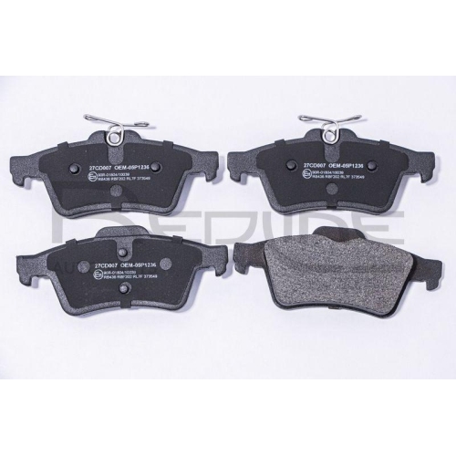 Brake Pad Set Disc Brake Red-line 27CD007 for Ford Mazda Opel Saab Vauxhall