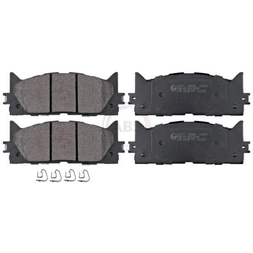 Bremsbelagsatz Scheibenbremse A.b.s. 37677 f&uuml;r Toyota Lexus Vorderachse