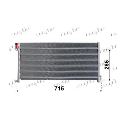 Kondensator Klimaanlage Frigair 0804.2044 f&uuml;r Iveco