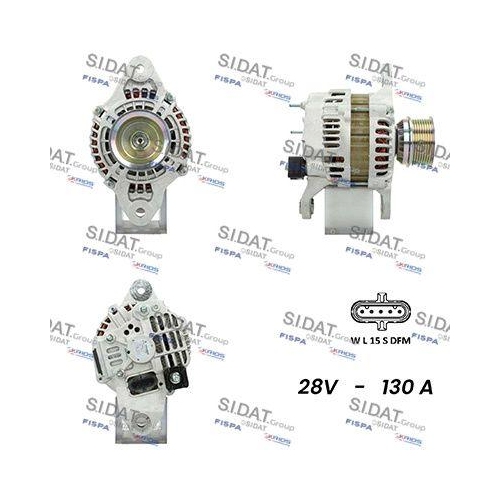 Generator Sidat A24MH0068 f&uuml;r Mitsubishi Renault Volvo