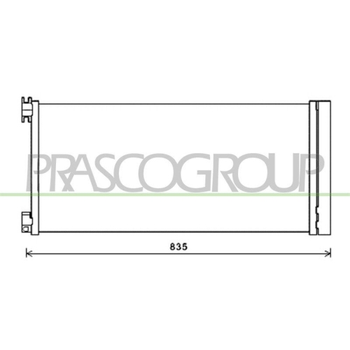 Kondensator Klimaanlage Prasco FT900C001 Prascoselection f&uuml;r Fiat