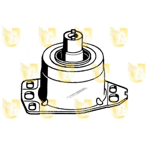 Lagerung Motor Unigom 395301 f&uuml;r Fiat Lancia Vorne Links