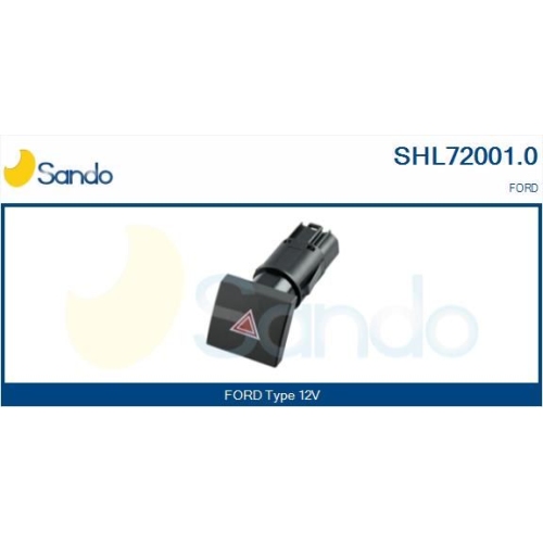 Warnblinkschalter Sando SHL72001.0 für Ford