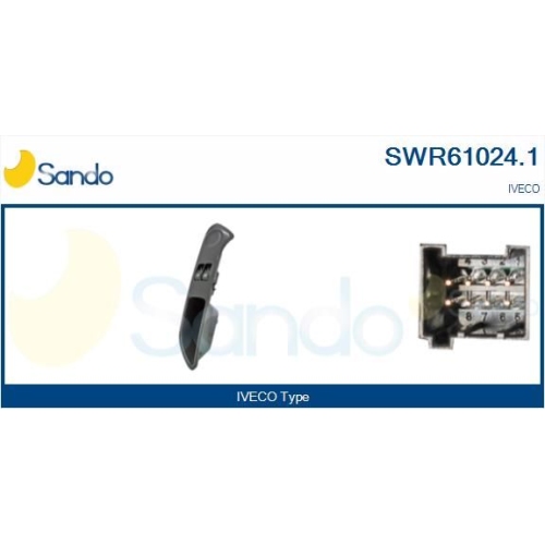 Schalter Fensterheber Sando SWR61024.1 für Iveco