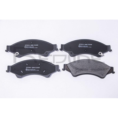 Bremsbelagsatz Scheibenbremse Red-line 27FO014 f&uuml;r Ford Mazda Vorderachse