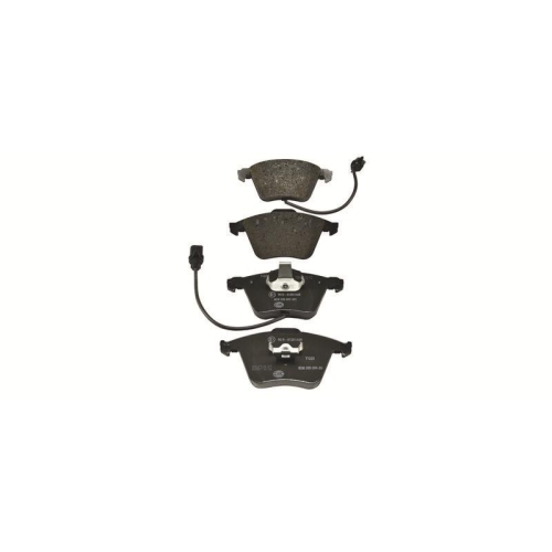 Bremsbelagsatz Scheibenbremse Hella 8DB 355 009-201 f&uuml;r Audi Seat Skoda VW