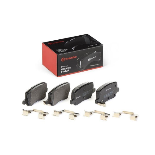 Bremsbelagsatz Scheibenbremse Brembo P09032 Prime Line f&uuml;r Tesla Hinterachse