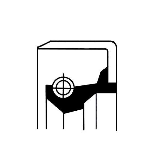 Wellendichtring Differential Corteco 19035144B f&uuml;r Toyota Antriebsachse