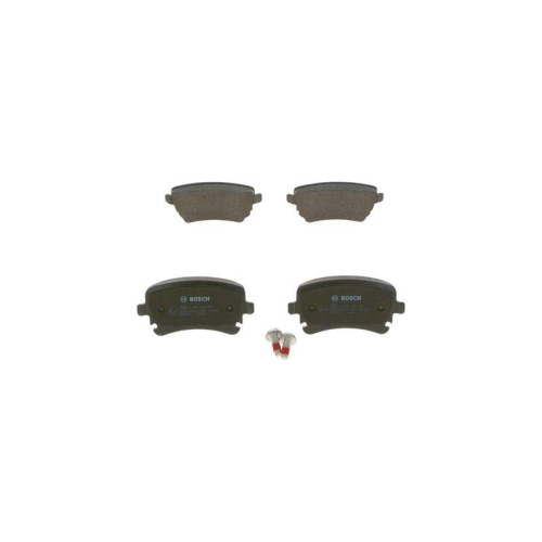 Bremsbelagsatz Scheibenbremse Bosch 0986494303 f&uuml;r Audi VW Hinterachse