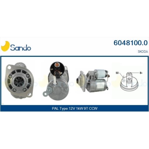 Starter Sando 6048100.0 für Vag