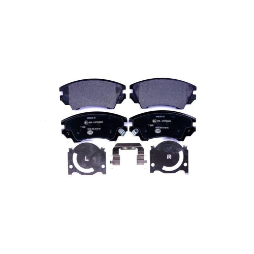 Bremsbelagsatz Scheibenbremse Hella 8DB 355 013-041 f&uuml;r Gmc Opel Saab Vauxhall