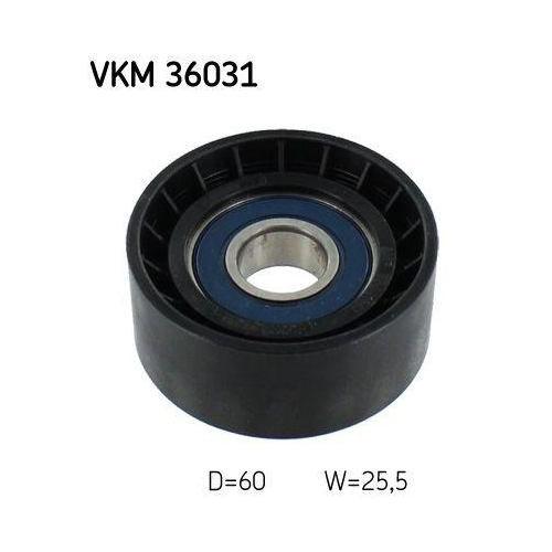Umlenk /führungsrolle Keilrippenriemen Skf VKM 36031 für Ford Mitsubishi Nissan