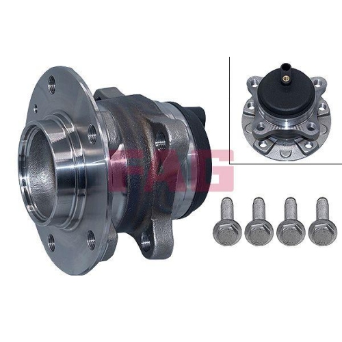 Radlagersatz Schaeffler Fag 713 6506 50 f&uuml;r Peugeot Hinterachse