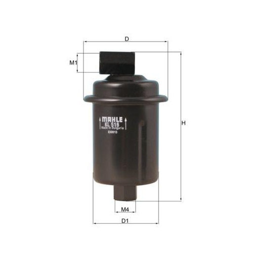 Kraftstofffilter Mahle KL 516 f&uuml;r Hyundai Kia