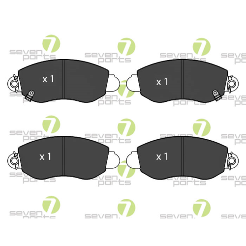 Bremsbelagsatz Scheibenbremse 7 Seven Parts SVP20920 f&uuml;r Ford 1. Vorderachse