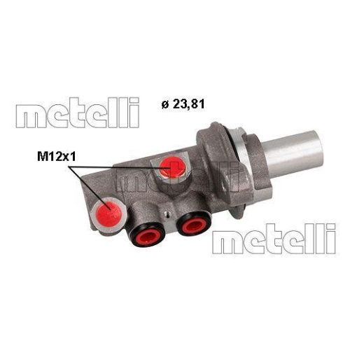 Hauptbremszylinder Metelli 05-0894 f&uuml;r Nissan Renault
