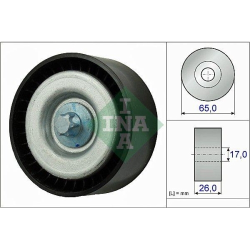 Umlenk /f&uuml;hrungsrolle Keilrippenriemen Schaeffler Ina 532 0777 10 f&uuml;r