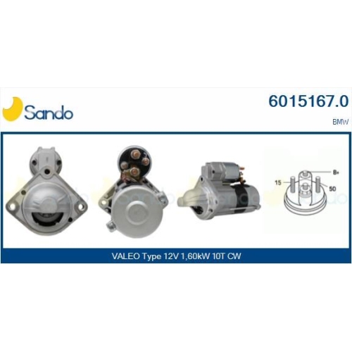 Starter Sando 6015167.0 für Bmw