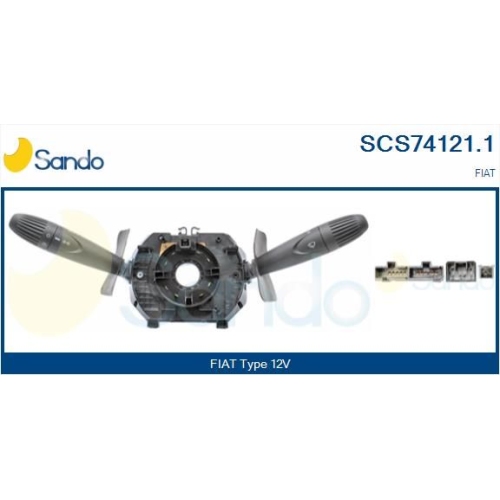 Commutateur De Colonne De Direction Sando SCS74121.1 pour Fiat