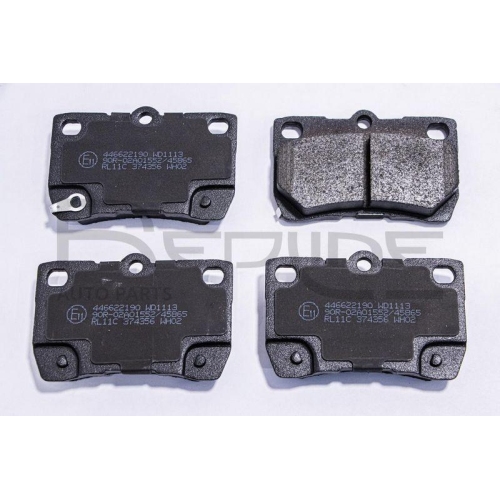 Bremsbelagsatz Scheibenbremse Red-line 27LX014 f&uuml;r Toyota Lexus Hinterachse