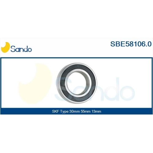 Lager Sando SBE58106.0 f&uuml;r Hitachi Ika