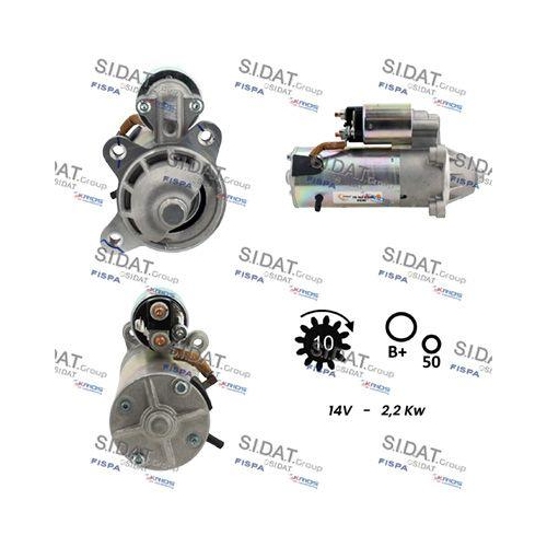 Starter Sidat S12VS0023 f&uuml;r Ford