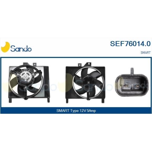 Elektromotor K&uuml;hlerl&uuml;fter Sando SEF76014.0 f&uuml;r Smart