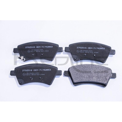 Bremsbelagsatz Scheibenbremse Red-line 27SZ016 f&uuml;r Fiat Suzuki Vorderachse