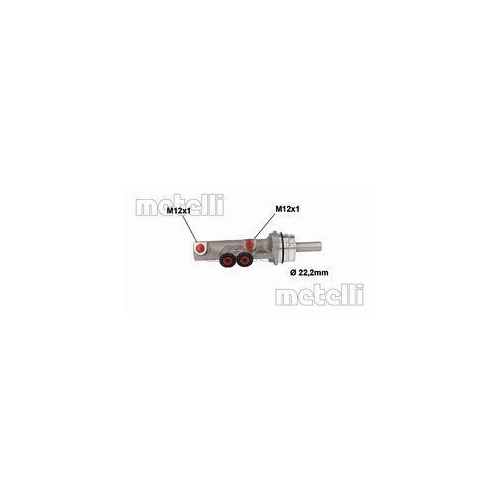 Hauptbremszylinder Metelli 05-1116 f&uuml;r Seat Skoda VW