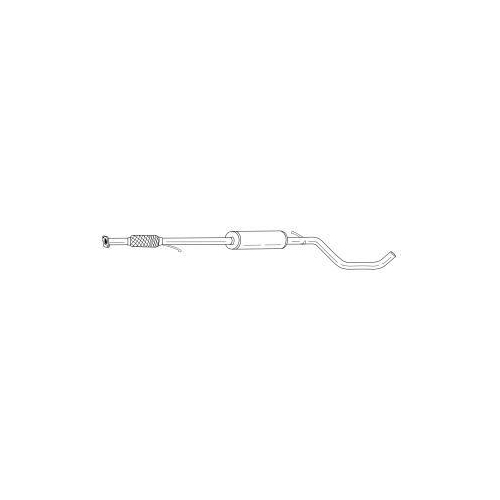 Mittelschalld&auml;mpfer Sigam 12436 f&uuml;r Fiat