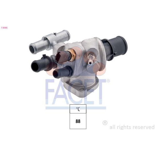 Thermostat K&uuml;hlmittel Facet 7.8565 Made In Italy - Oe Equivalent f&uuml;r Alfa Romeo
