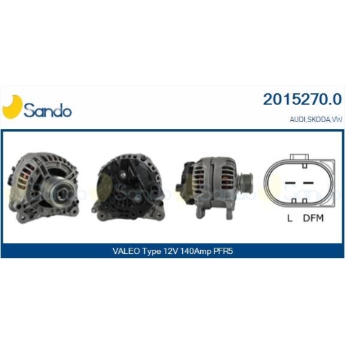 Generator Sando 2015270.0 f&uuml;r Vag