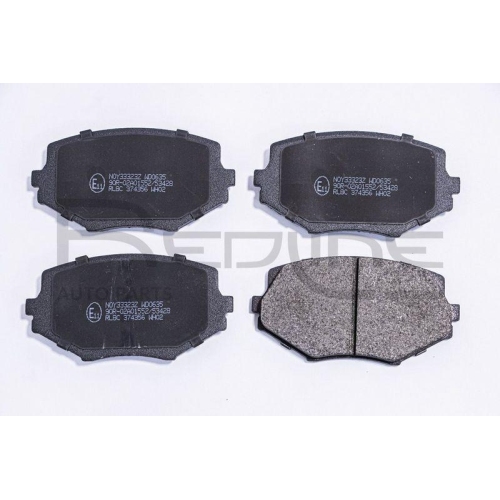 Bremsbelagsatz Scheibenbremse Red-line 27MZ024 f&uuml;r Mazda Mitsubishi Vorderachse